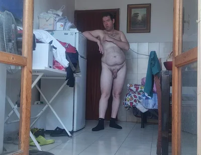 Naked Boy All Alone