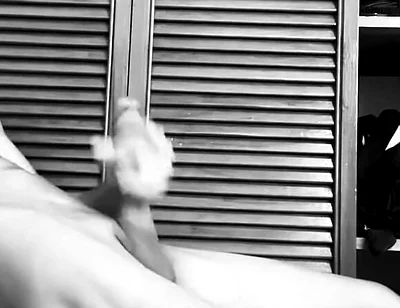 Monochrome BBC Stroking Session - Intense Handjob and Cum Black20one