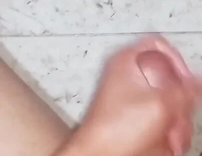A Passionate POV Handjob with a Pleasurable Vibe in the Bathroom