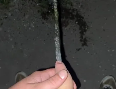 Teen Boy Pissing Outdoor