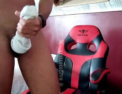 Jerking in a Sock Feel so Good.