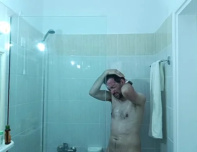 Masturbating Alone in the Shower, Almost Caught Masturbatin
