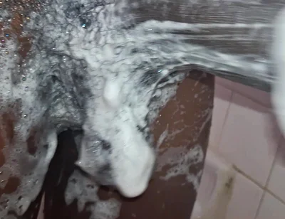 Cms Cleaning His Big Black Uncut Cock
