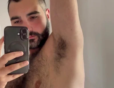 Giving a Sniff to My Hairy Pits After the Gym