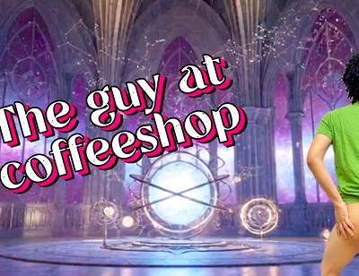 Seeing a Guy Is a Coffee Shop with Hard Cock and Offered Him a Blowjob