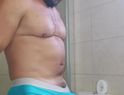Today I Woke up Very Horny, I Pumped My Dick and Got It Rock Hard.