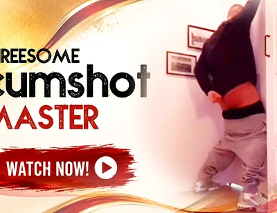 Threesome Cumshot with Master