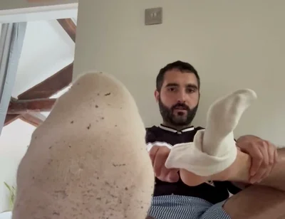 Sniffing My Overused Socks After the Gym!