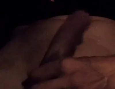 Wife Drives Me Around Town While I Jerk My Cock with My Tits Out