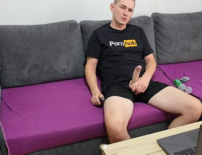 Horny Big Dick Guy - Hot Masturbation, Intense Orgasm and Massive Cumshot