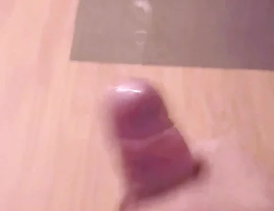 Stretching and Horny Cum