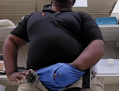 Thick Stepdaddy Cums in Public Store