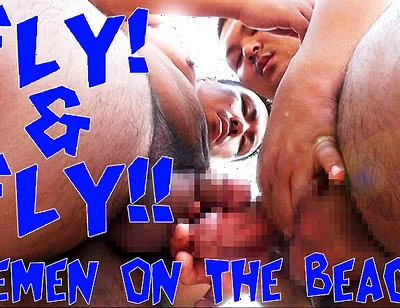 Fly! & Fly!! Semen on the Beach