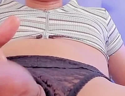Foamy Cock After Cumming Plays with Her Cock