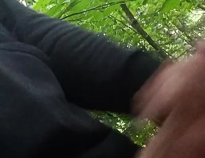 Cumshot at the Bus Stop