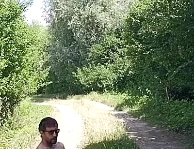Risky Cock Jerking on an Abandoned Field / Risky Solo Outdoors