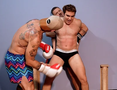 2x1 Hard Gutpunching and Ballbusting No Mercy