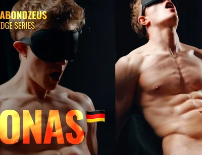 German Twink Blonde Jonas Edging