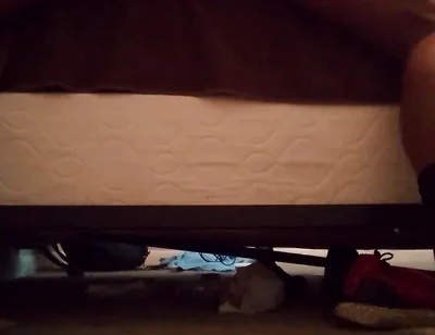 Amazing Anal Penetration on Sex Toy on Edge of Bed