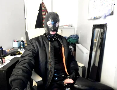 British rubber boy handjob