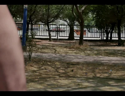 Arab Kuwaiti Exhibitionist Cruising Fully Naked in Park