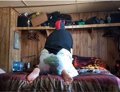 Pup Plays With Whip And Toy
