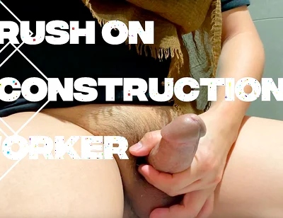 A Sweet Guy Having an Intimate Sexual Bonding with a Construction Worker with a Help of a Waiter
