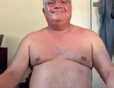 Man Nude in Bedroom in the Morning