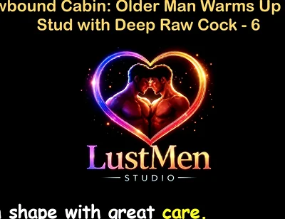 English Audio Gay Sex Story - Snowbound Cabin Older Man Warms up Young Stud with Deep Raw Cock - Part 6