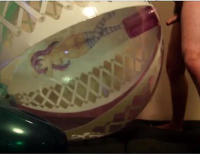 Balloon Fuck And Cum