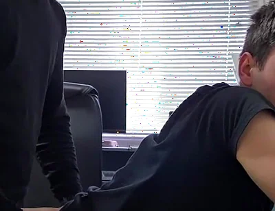 Fake Errand Leads to Deepthroat Then Deep and Hard Doggy Bareback Pounding After Jogging Pants Drop