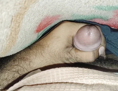 Hot Deshi College Boy Masturbation Under the Blanket