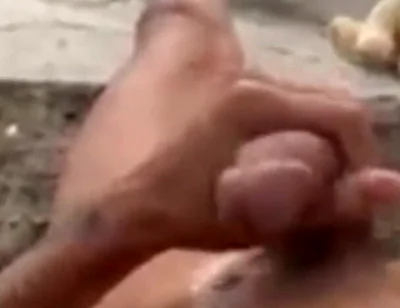 A Cumshot to Relieve Stress in the Backyard