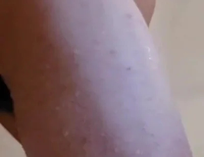Husband Riding Huge Dildo in Shower