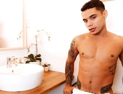 Hard in the Bathroom