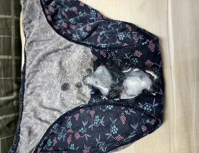 Step Stepsister Panties Jerked off Three Times Onto the Underwear