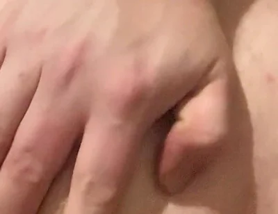 Big Beads in My Asshole Close up