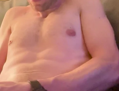 Big Bust on Jerking off on Couch Cam Looking up at Me