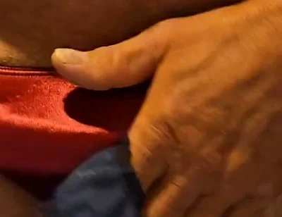 Stepdaddy Wearing and Playing with a Few Pairs of My Sexy Satin Panties
