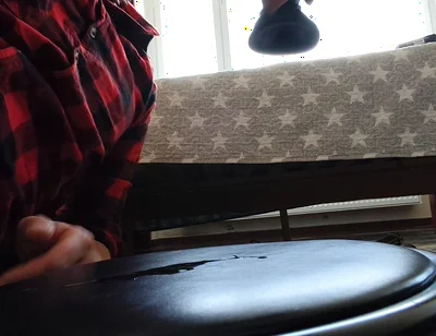 Jerking off, Sucking and Savoring Cum