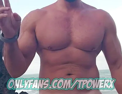 Soon Full Post Walking Naked on the Beach