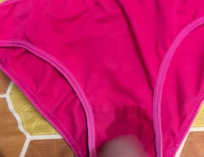 My Exgirlfriend Shreya's Red Sniffing and Panties Cum