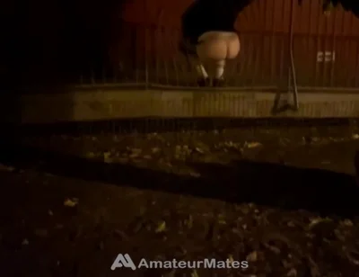 Straight Boy Dared to Show His Big Smooth Butt in Park