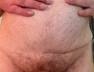 Coach Karl Rubs His Belly 6811