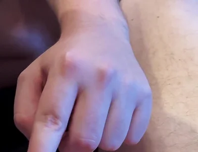 A Friend Plays with My Little Foreskin Cock