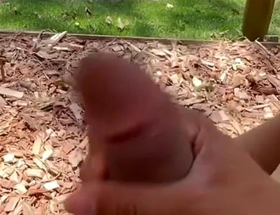 Handjob Outdoors with People Around Looking at Everything That Happened...
