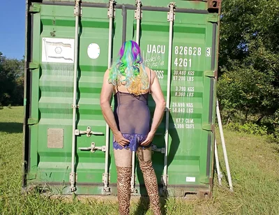 Crossdresser Outside Masturbation Sessions