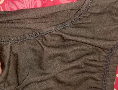 I cum on my Aunty Sangeeta's black panties.