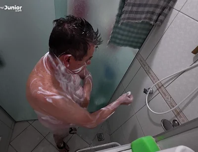 Stepdaddy Taking a Shower