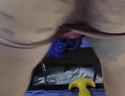 Butt slut ryan743 bounces on big dildo